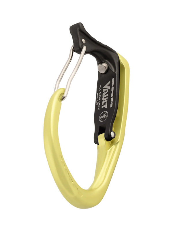 Móc giữ dụng cụ DMM Vault Wire Gate Tool Carabiner Lime