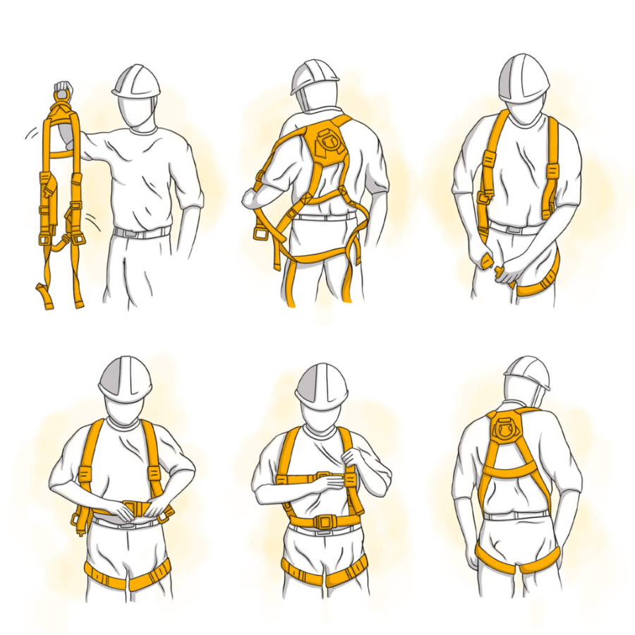 Các bước đeo đai an toàn đúng cách